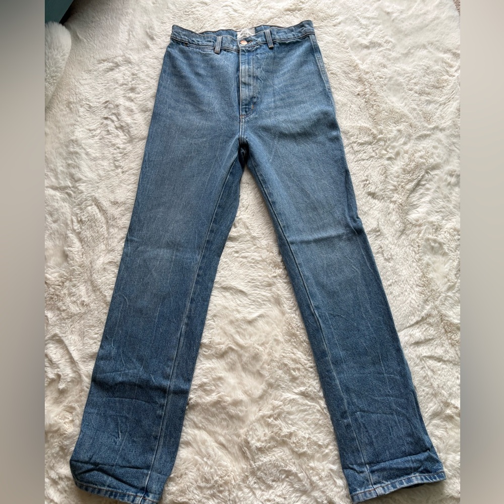 Doen Straight-Leg Women's Denim Jeans in Blue